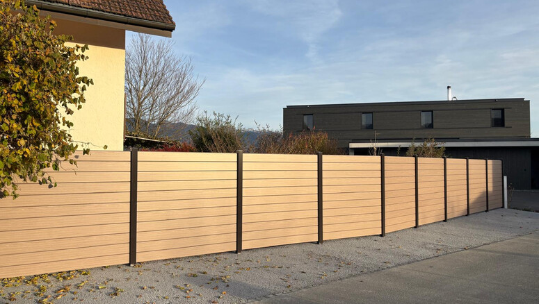 Protection brise-vue en aluminium de 2025 à 9463 Oberriet Suisse de Zaunteam Rheintal.