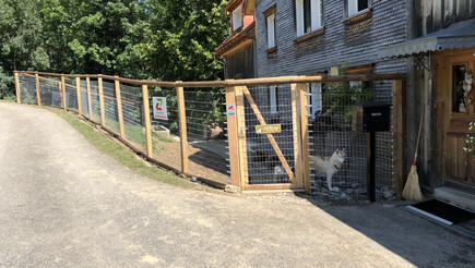 Treillis noué de 2018 à 9107 Urnäsch  Suisse de Zaunteam Appenzellerland.