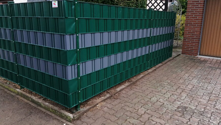 Protection brise-vue en tressage de 2020 à 31028 Gronau Allemagne de Zaunteam Weser-Leine.